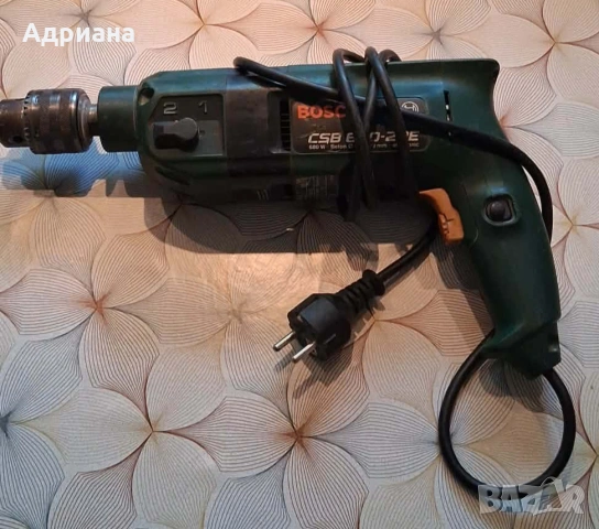 Ударна бормашина BOSCH C58680 - 2RE, кабелна, 680W, снимка 2 - Бормашини - 54354207
