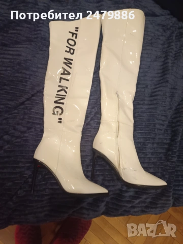 Off-White Knee High Boots