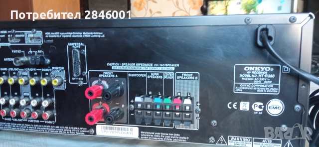 ONKYO HT-R380, снимка 5 - Ресийвъри, усилватели, смесителни пултове - 55001891