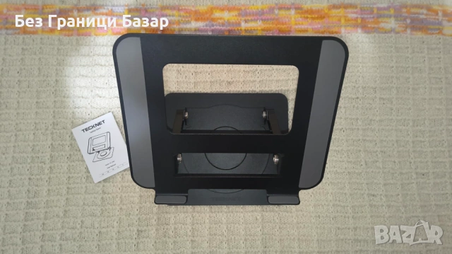 Нова метална стабилна Регулируема стойка за лаптоп TECKNET с въртяща основа, снимка 2 - Други - 54045213