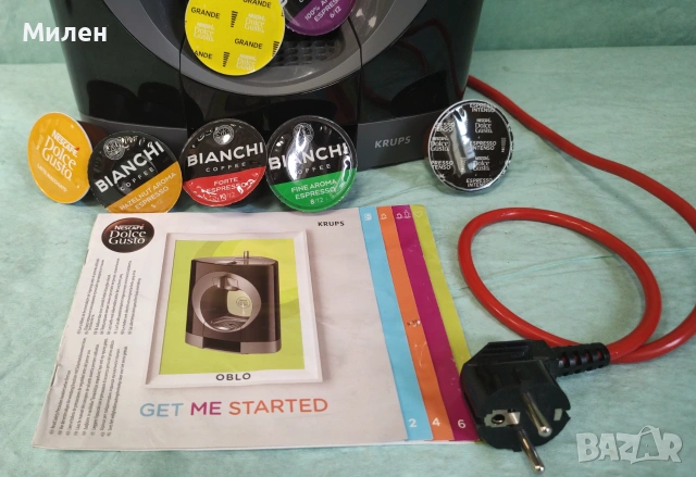 Кафемашина с гаранция 1 година NESCAFÉ® Krups Dolce Gusto OBLO.Black, снимка 2 - Кафемашини - 55136544