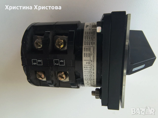 Пакетен превключвател 50А 1-0-2 Telemechanique K50D002UP
