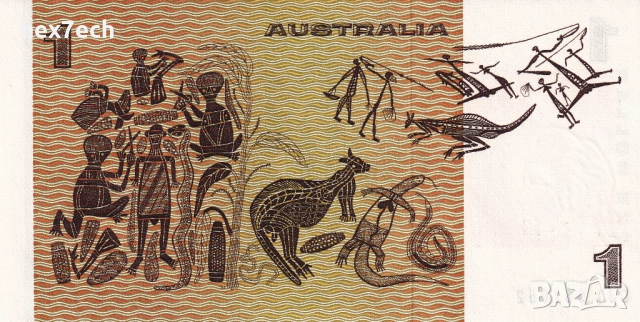 ❤️ ⭐ Австралия 1974-1983 1 долар UNC нова ⭐ ❤️, снимка 3 - Нумизматика и бонистика - 54119512