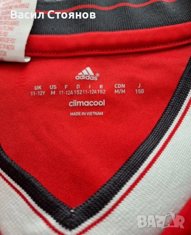 Manchester UTD/ Манчестър Юнайтед adidas Home 2015-16г. - за ръст 152см., снимка 3 - Фен артикули - 54341937