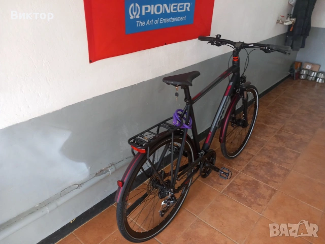 Пътнически велосипед  Cross Travel, XXL-60, 24 скорости! Като нов! Напълно оборудван!, снимка 3 - Велосипеди - 55147102
