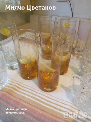 продавам кристални сервизи на BOHEMIAN CRYSTAL, за вода, за уиски 🥃, за ракия , за вино, сервизи , снимка 5 - Сервизи - 55538863