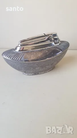 Работеща Настолна Запалка Ronson Varaflame Wayfarer (Произведена в Англия, 1960-те , снимка 3 - Други ценни предмети - 55354426