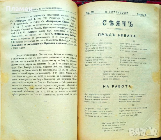 Сеячъ. Кн. 18-19, 23-24 / 1899; Кн. 1, 5, 6, 7, 9, 10, 11 и 12 / 1900, снимка 12 - Антикварни и старинни предмети - 55502712
