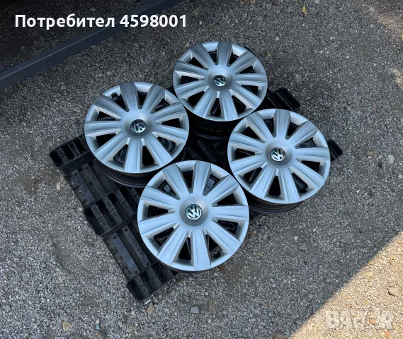 4бр.СТРУКТУРНИ Джанти 16цола 5x112 ET50+ТАСОВЕ за Vw,Skoda,Seat,Audi, снимка 12 - Гуми и джанти - 55596110