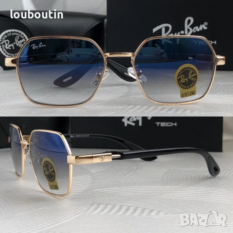Ray Ban Ferrari  3 цвята мъжки слънчеви очила минерално стъклоло, снимка 8 - Слънчеви и диоптрични очила - 55153517
