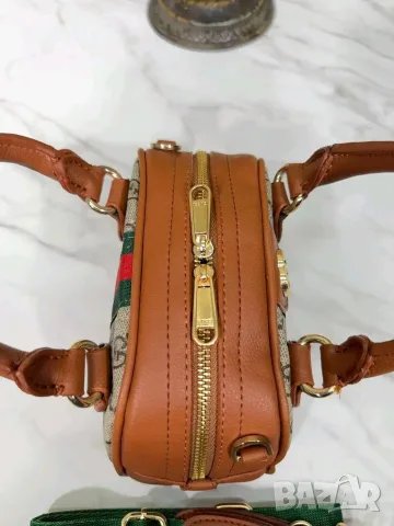 Gucci Нова Дамска Кожена Чанта Гучи Различни Цветове , снимка 8 - Чанти - 55640112