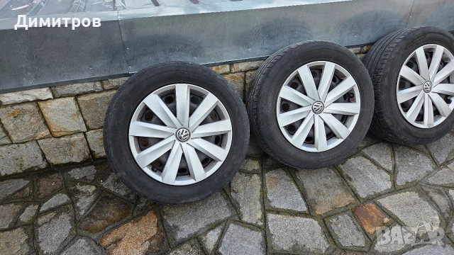 Оригинални джанти с гуми VW passat b8, снимка 2 - Гуми и джанти - 55153313