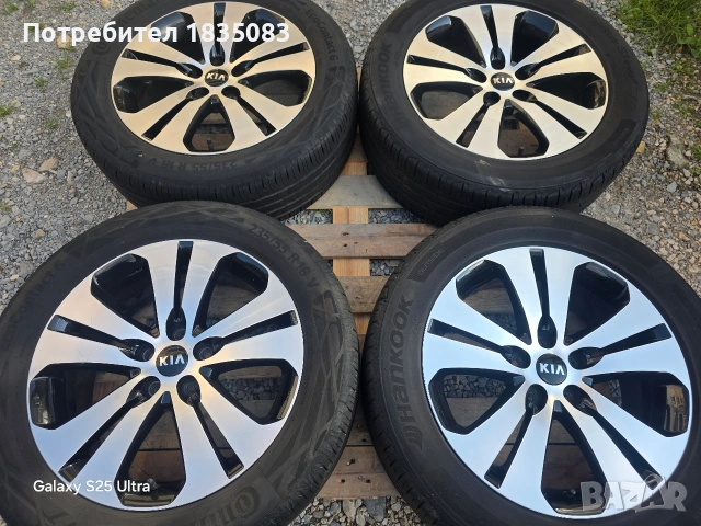 Лети джанти 18ки 5х114.3 Kia + летни гуми 235/55/18, снимка 2 - Гуми и джанти - 54825983