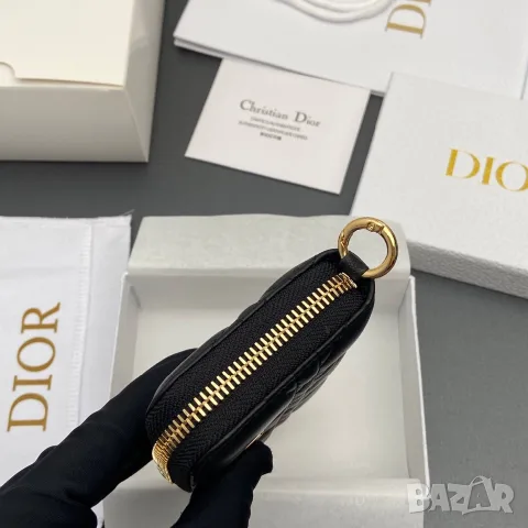 Christian Dior Caro Zipped Coin Wallet, снимка 6 - Портфейли, портмонета - 55417620