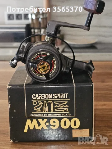 Неупотребявана колекционерска макара Olympic MX-900 Carbon Spirit, снимка 9 - Макари - 55511041
