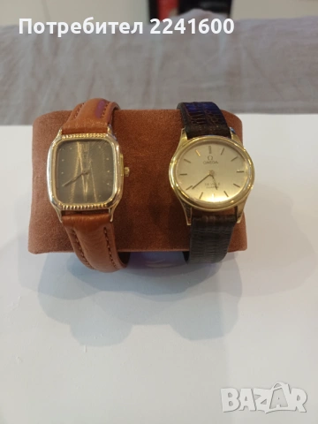Продавам два часовника omega de ville,дамски, снимка 2 - Дамски - 54400014