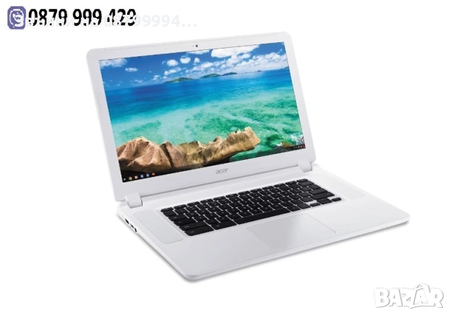 Лаптоп Acer CB5-571 Chromebook, Intel Celeron 3205U (1.50GHz, 2MB), 15.6" HD, 16GB
