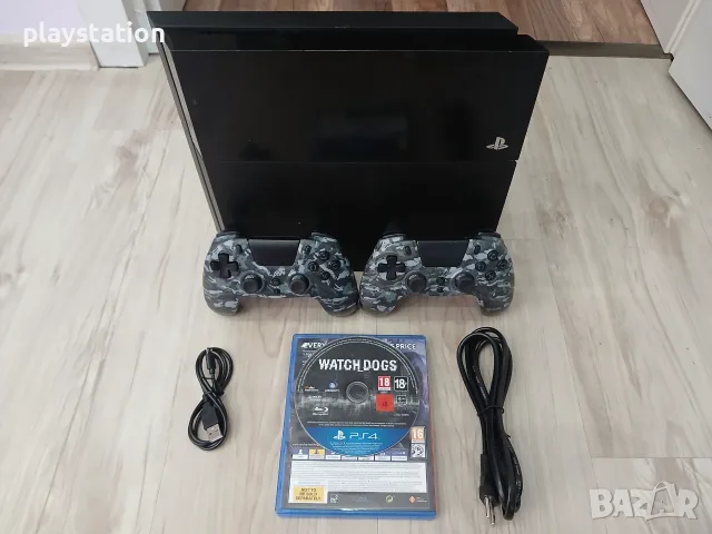 PlayStation 4 500GB / След Профилактика / 2 Камуфлажни Джойстика и игри
