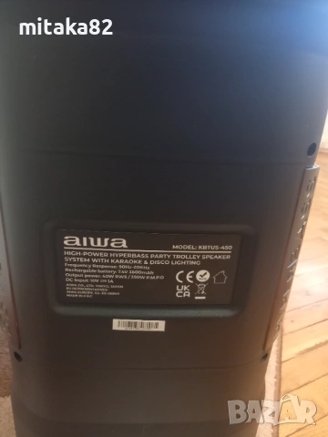 Колона Кариоке aiwa , снимка 4 - Тонколони - 54492804