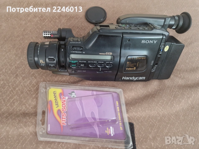 Ретро видеокамера Sony Handycam CCD-F550E.Комплект -батерия+зарядно/чисто нови/