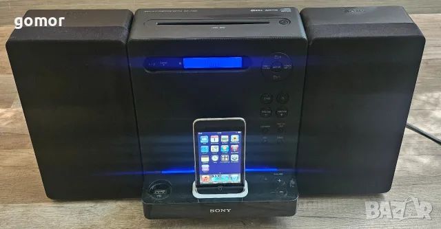 Sony CMT-LX30iR микро Hi‑Fi система с CD, USB, iPod док, радио и колони, снимка 2 - Аудиосистеми - 55473235