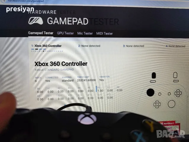 Xbox Controller Black, снимка 4 - Джойстици и геймпадове - 55434168