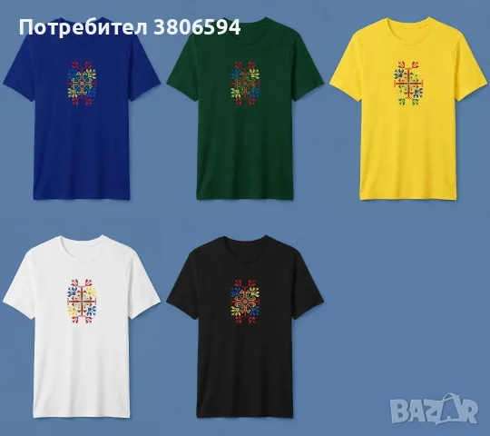 Тениски с бродерия / тениска с бродирани шевици, снимка 3 - Тениски - 55533211