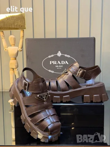 дамски сандали prada milano , снимка 6 - Сандали - 55403643