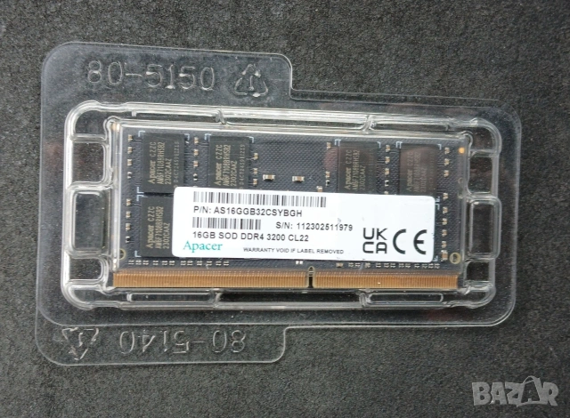 Apacer Ram 16GB DDR4 3200mgh НОВА 