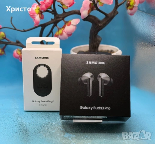 НОВО!!! Samsung Galaxy Buds3 Pro Silver + Galaxy SmartTag2 Bundle  