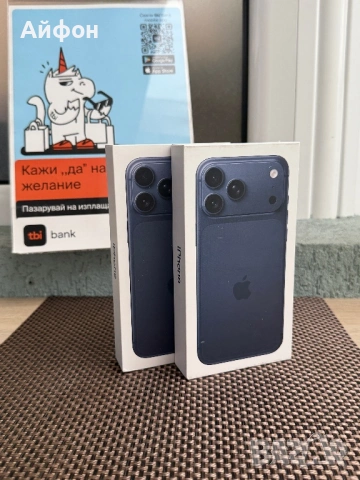 НОВ! 256Gb *ЛИЗИНГ* iPhone 17 Pro Max Deep Blue / Гаранция Айфон