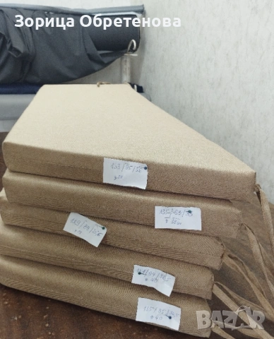 Изработка на възглавници и седалки по поръчка – по размер на клиента, снимка 6 - Градински мебели, декорация  - 54011358