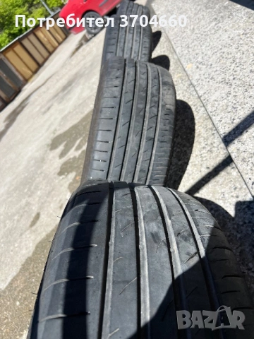 Комплект гуми DEZENT 5x112 с почти нови гуми, снимка 5 - Гуми и джанти - 54556667