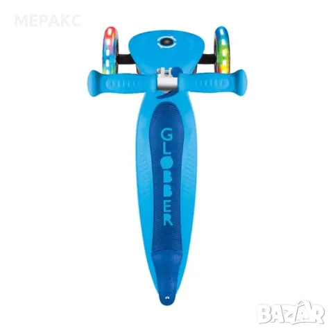 Сгъваема тротинетка GLOBBER PRIMO FOLDABLE LIGHTS - небесно синя, снимка 4 - Скутери и тротинетки - 55615672