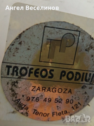 купа трофейна, снимка 3 - Колекции - 54145190