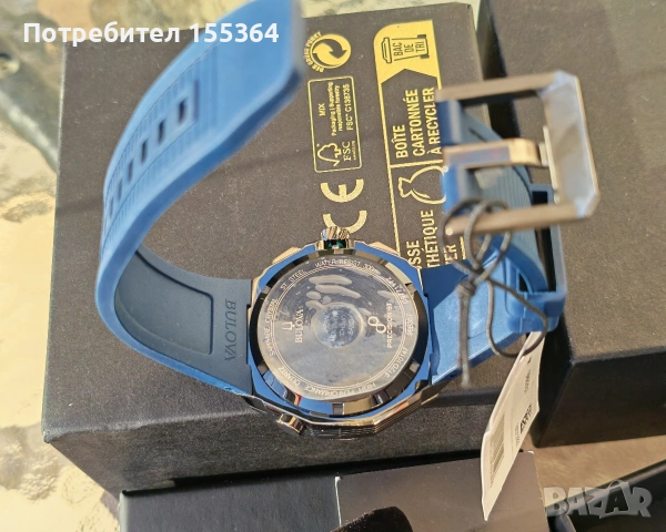 Bulova Precisionist Chronograph , снимка 4 - Мъжки - 55023753
