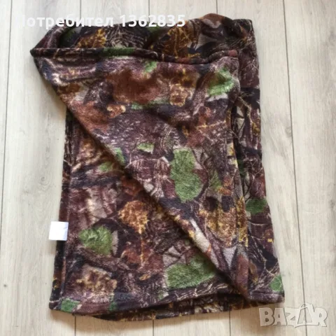 НОВО оригинално ловно поларено 3D камуфлажно одеало завивка на CABELA'S от САЩ, снимка 4 - Екипировка - 55425458
