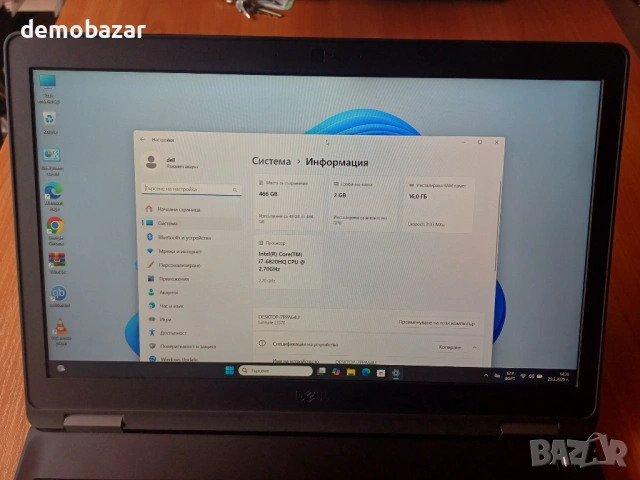 15.6'FHD IPS DELL Core™i7-6820HQ/AMD R7 M370 2GB GDDR5/16GB DDR4/500GB SSD, снимка 7 - Лаптопи за работа - 54590913