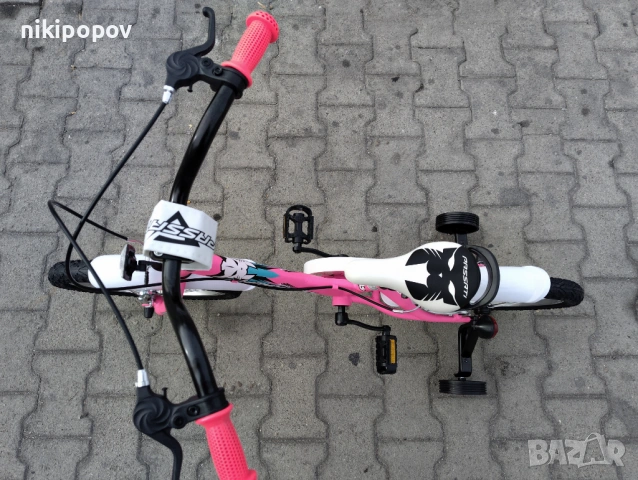 BG Детски велосипед 16" HAMATO розов, снимка 7 - Велосипеди - 54334162