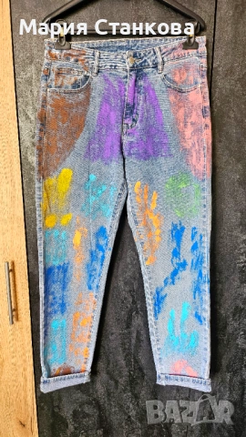 Нови дънки Л размер+подарък, снимка 2 - Дънки - 54196218