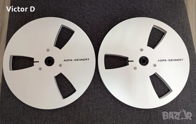 Алуминиеви ролки(шпули) 18 см - AGFA, снимка 2 - Други - 55628609