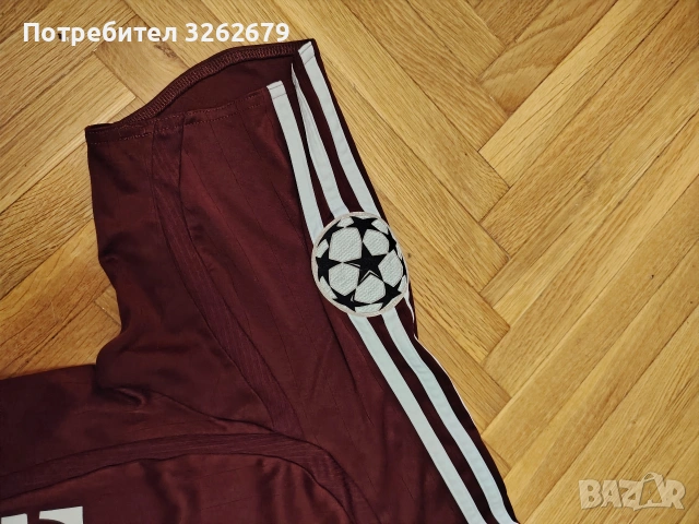 Adidas 2006-07 Bayern Munich Schweinsteiger размер xs/s , снимка 5 - Тениски - 55087140