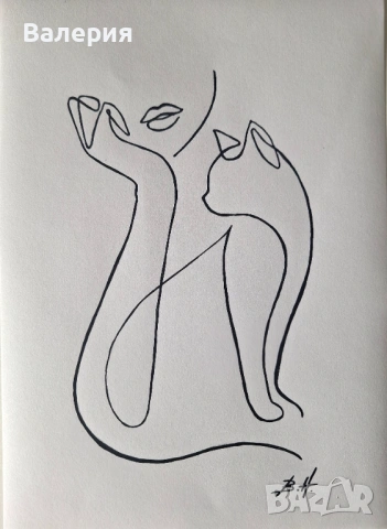 Минималистични рисунки, снимка 11 - Картини - 54072174