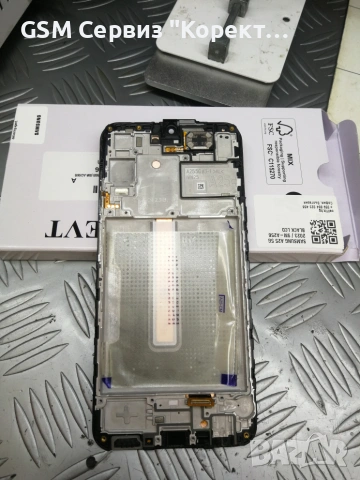 Оригинален дисплей с рамка за Samsung A25(A256F), снимка 2 - Резервни части за телефони - 55230754