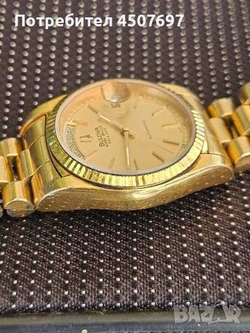 Мъжки часовник Bulova Day Date Automatic 36 мм, 1980г., снимка 6 - Мъжки - 55075658