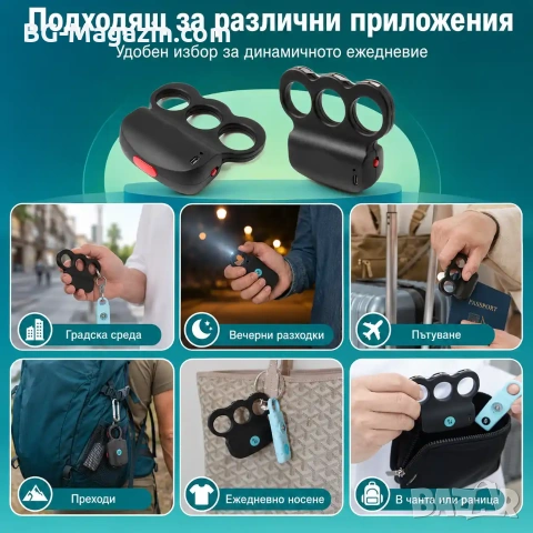 Джобен акумулаторен електрошок под формата на бокс USB за самозащита защита самоотбрана охрана нов, снимка 3 - Оборудване и аксесоари за оръжия - 51014641
