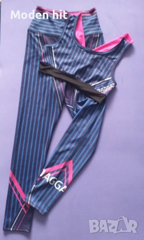 Нови и отлични дамски спортни клинове с висока талия, снимка 17 - Клинове - 36351453