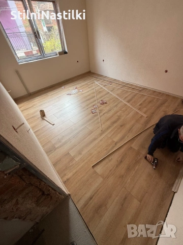 Монтаж на ламиниран паркет, (SPC) винил, снимка 6 - Монтажи - 54390823