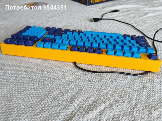 Висококачествена механична клавиатура Leopold FC980M OE - Cherry MX Silent Red, снимка 4 - Клавиатури и мишки - 55325724