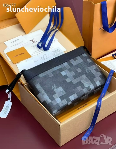 Чанта Louis Vuitton Takeoff Pouch, снимка 3 - Чанти - 53826468